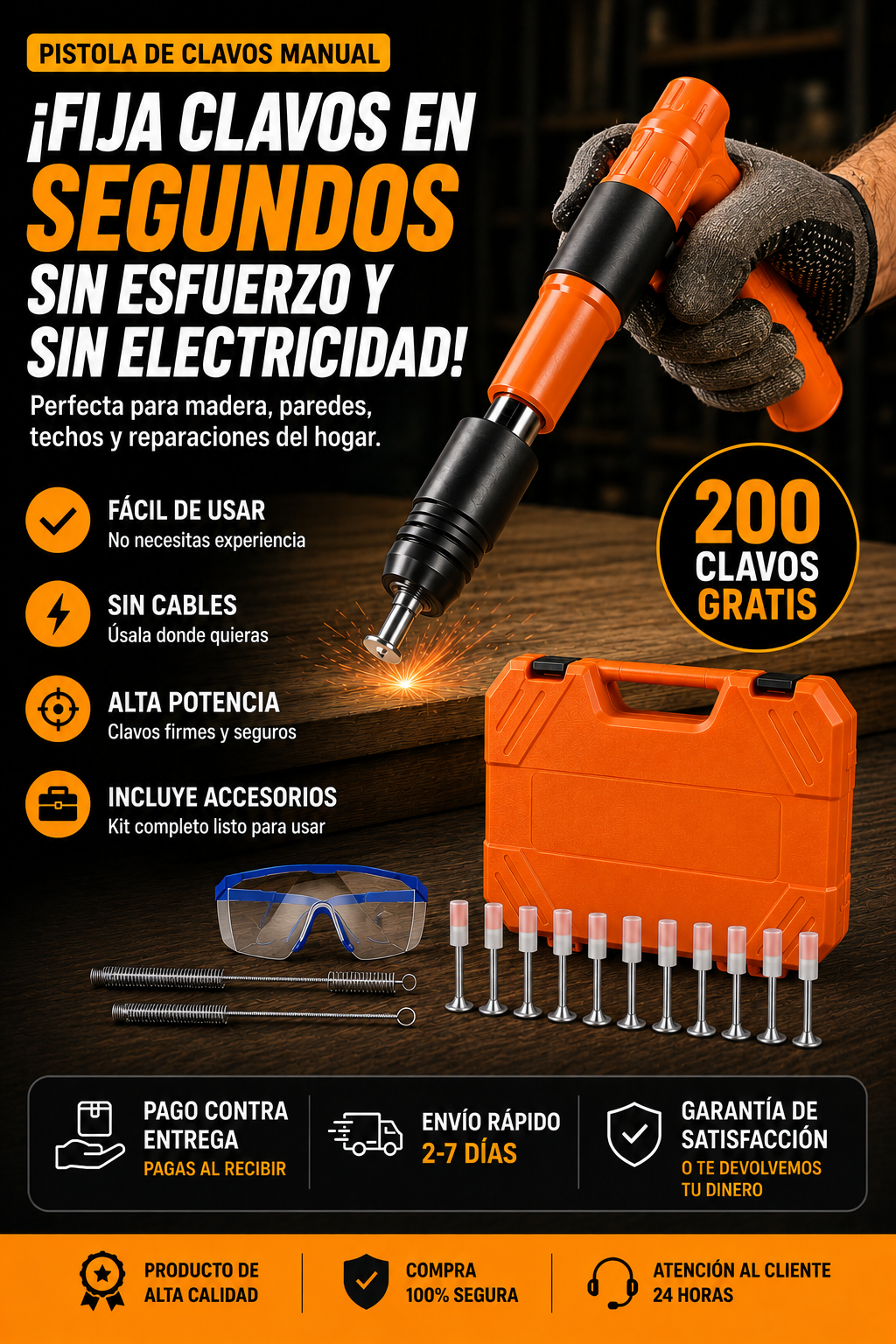 Pistola de Clavos