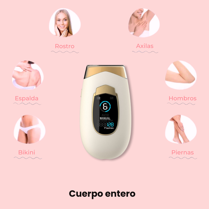 Depiladora Láser  - Depilación Profesional en Casa con Tecnología Láser 🌸 Dropea