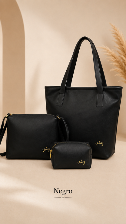 Trío Vélez – Combo Exclusivo de Bolsos para Mujer + Regalo Especial