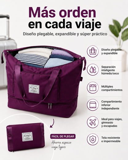 Bolsa de Viaje 2 en 1 - Incluye Una Bolsa Pequeña de Regalo