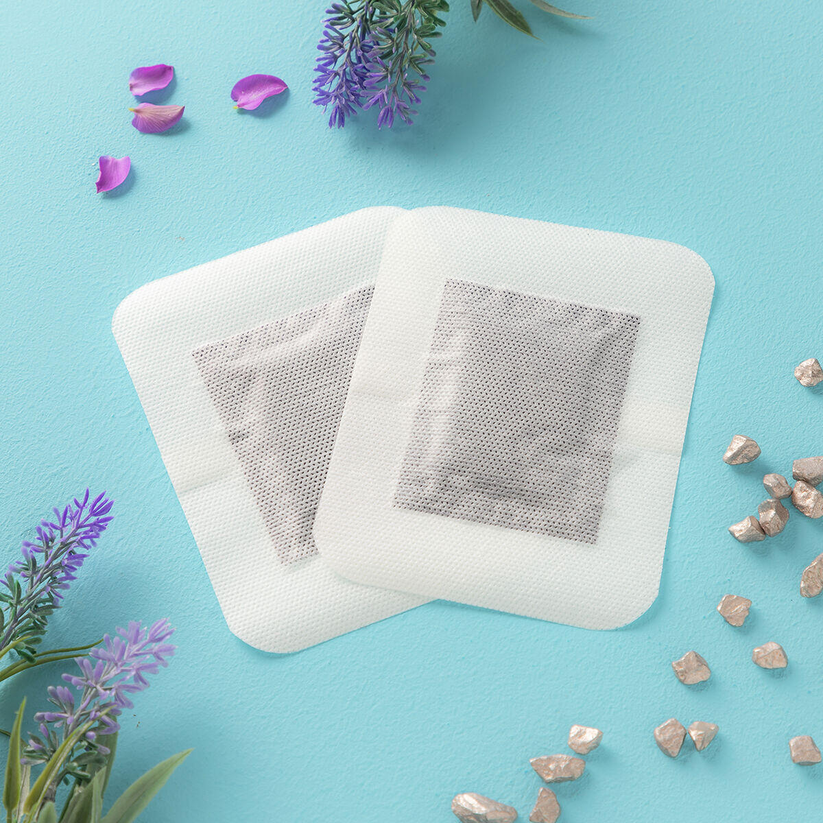 Parches Desintoxicantes para Pies Lavender InnovaGoods 10 Unidades Dropea